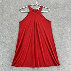 BCBGeneration Swing halter Dress womens Size XS‎ Red sleeveless